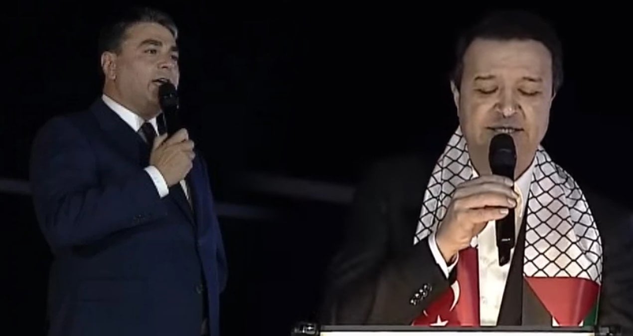 demokrat parti ve saadet partisinden israile tepki EvT7qN6C