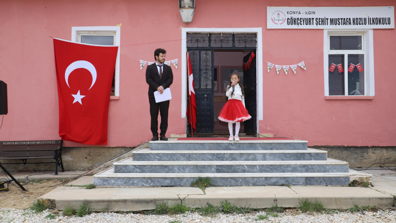 Gökçeyurt’ta 23 Nisan Coşkusu: Tek Öğrencili Bayram Kutlaması