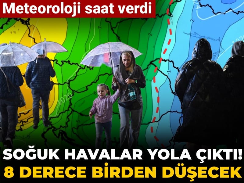 Meteoroloji Uyardı: Soğuk Hava Dalgası Geliyor, Sıcaklık 8 Derece Düşecek!