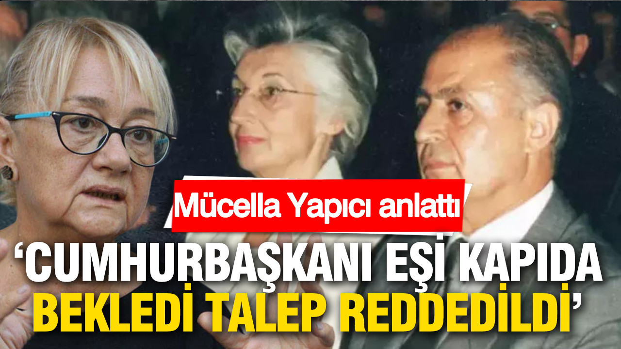 Mücella Yapıcı: “Cumhurbaşkanının Eşi Talep İçin Kapıda Bekledi, Ama Reddedildi”