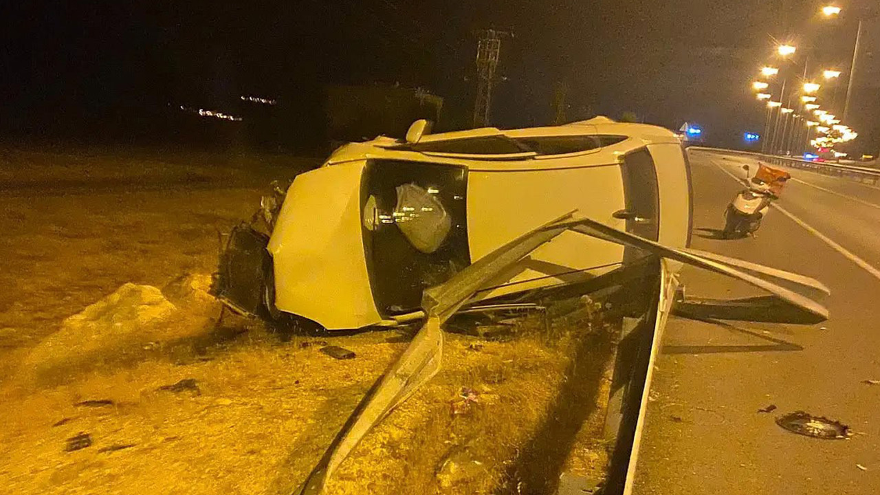 Siirt’te takla atan araçtan sağ çıktı Haber gorseli