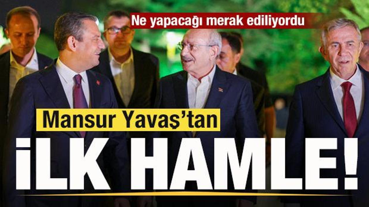 Ne yapacagi merak ediliyordu mansur yavastan ilk hamle wiOxNPHj